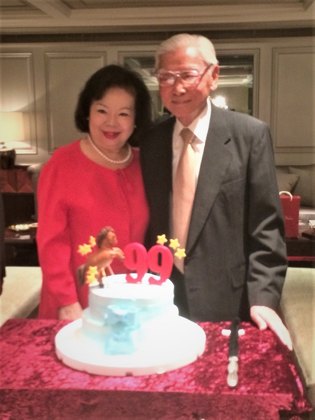 99th birthday with wife