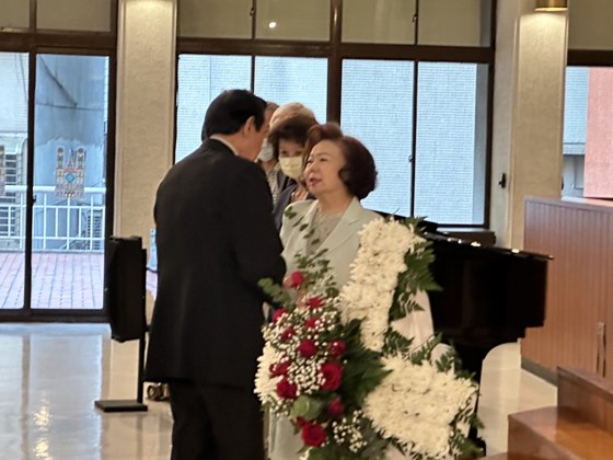 Ma Ying-jeou condoles with widow